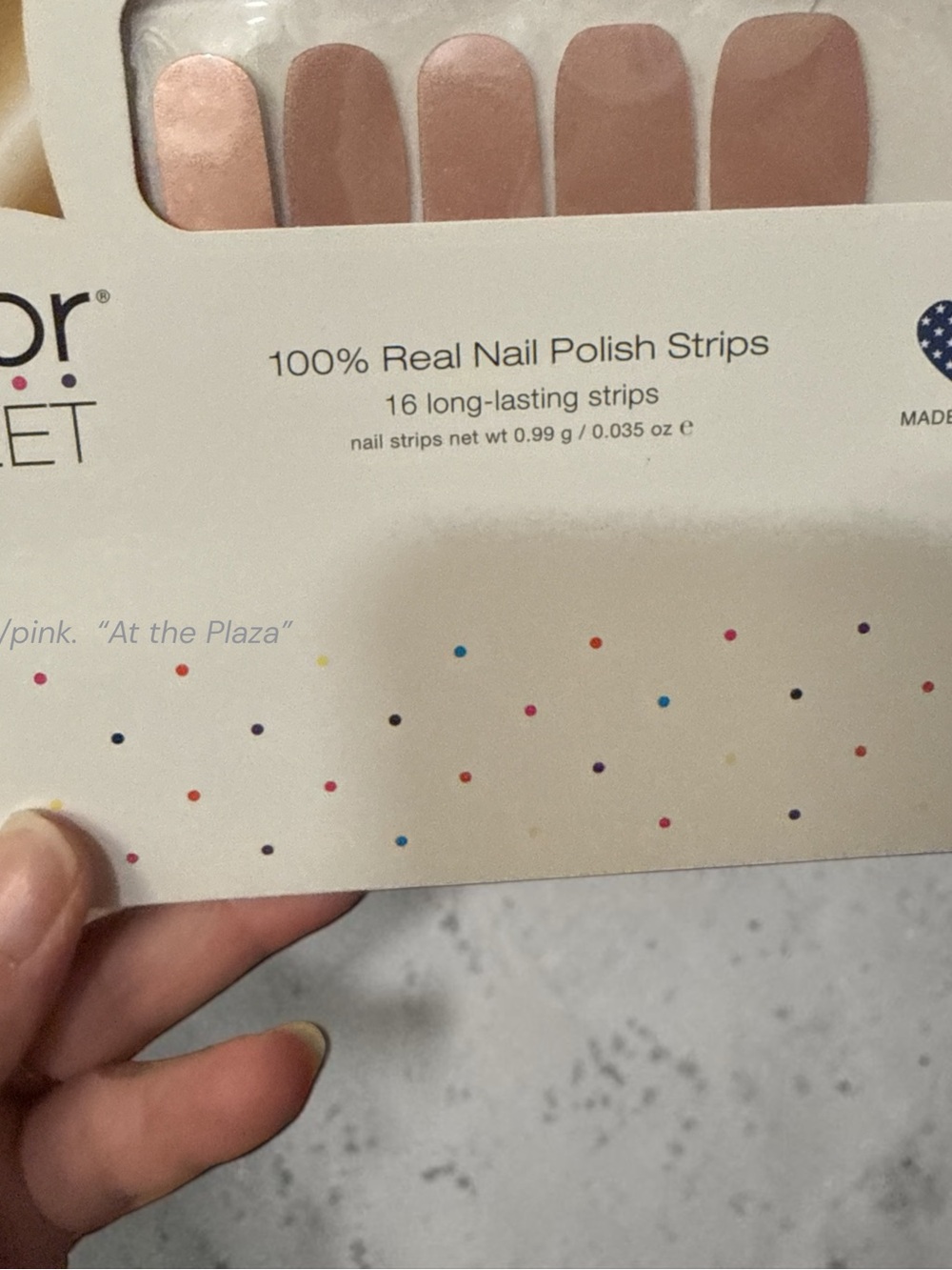 🌸Neutral Pink tan Nail Polish Strips - Sheer Blush Set